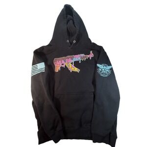 We The People Holsters Ice Cream AK Hoodie Men's XL Made USA Black Gun Graphic